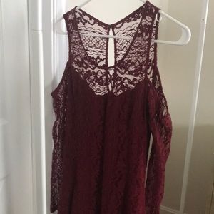 Maroon dress